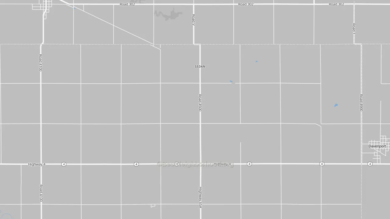 Bike Grade map of Sedan, NE