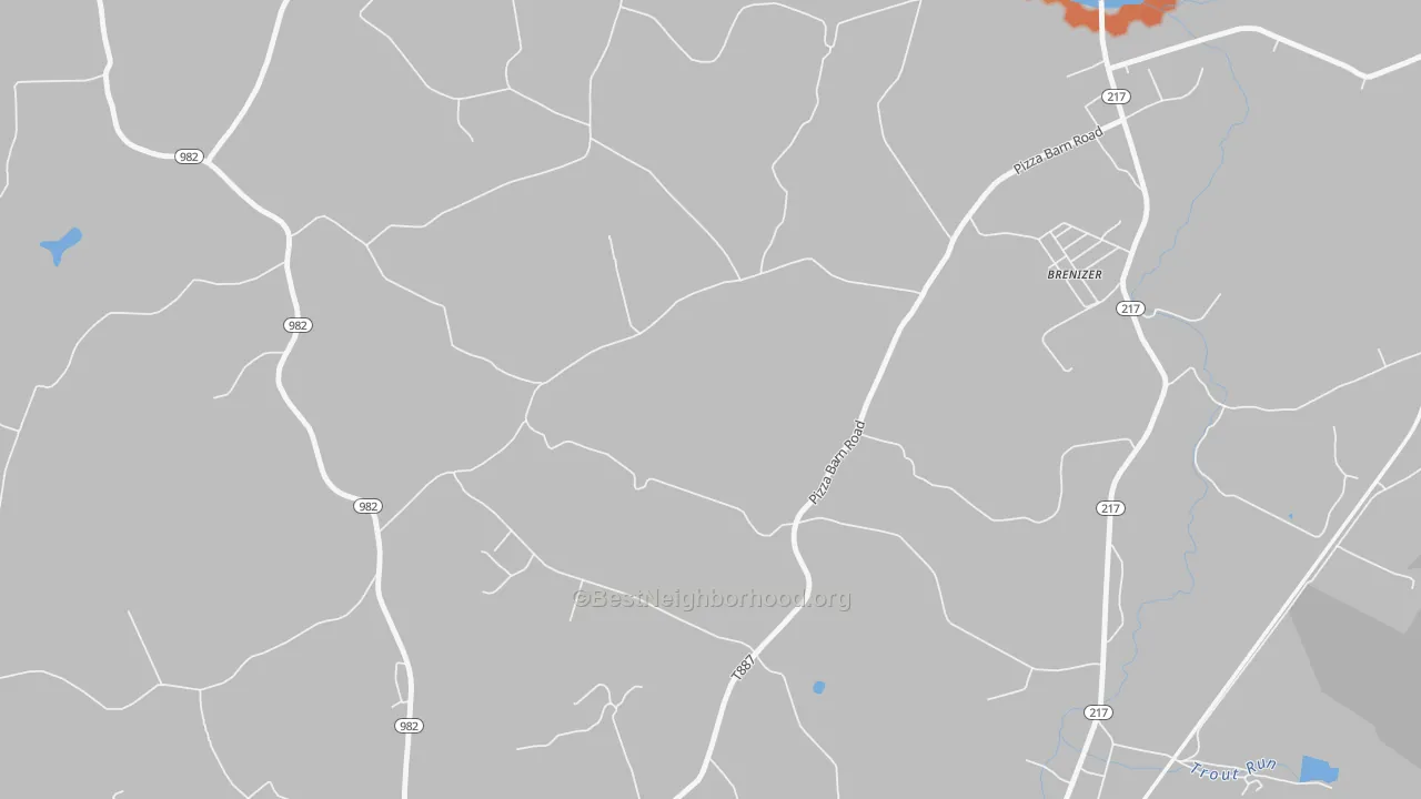 Bike Grade map of Seger, PA