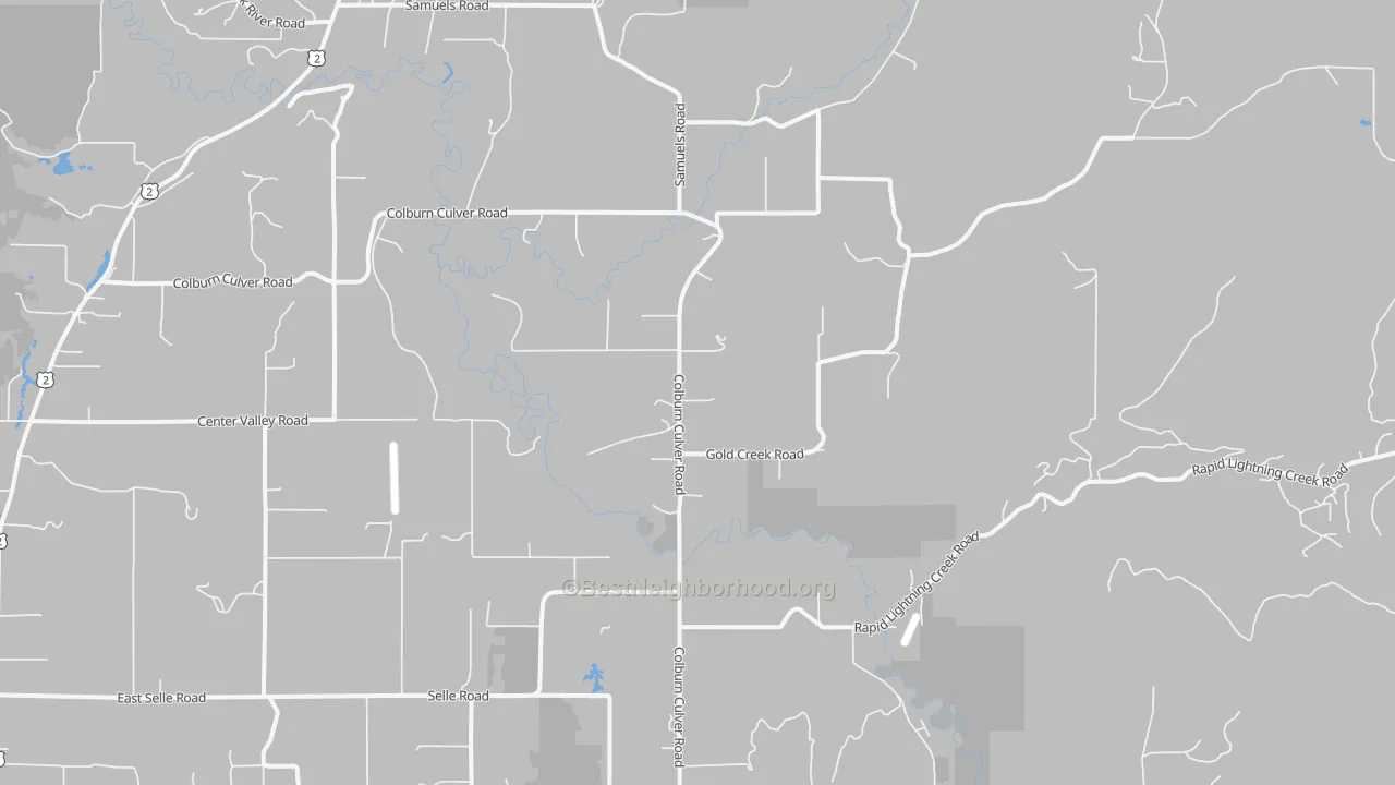 Bike Grade map of Selle, ID