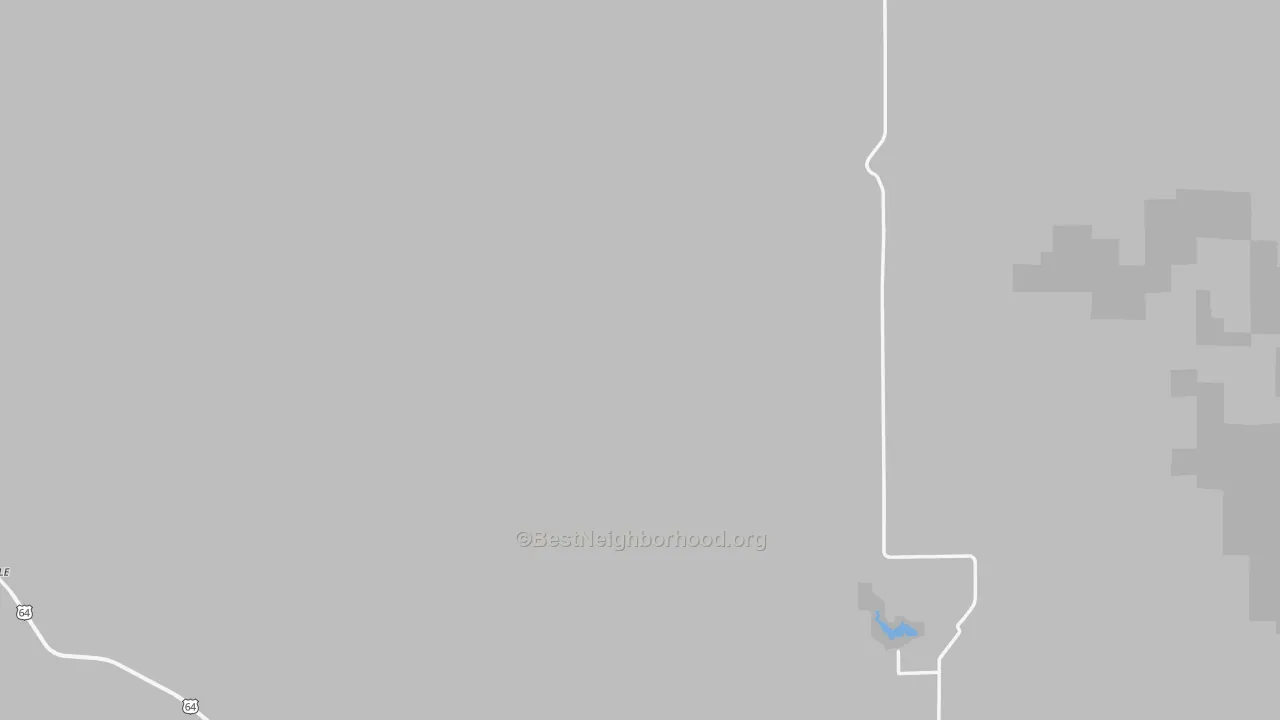 Bike Grade map of Seneca, NM