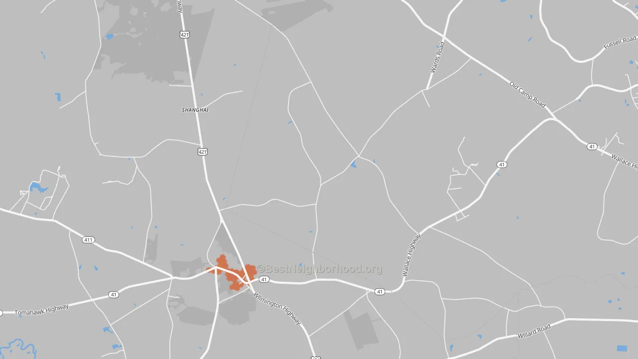 Bike Grade map of Shanghai, NC