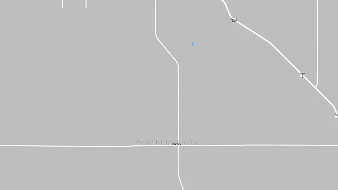 Bike Grade map of Sharon, OK
