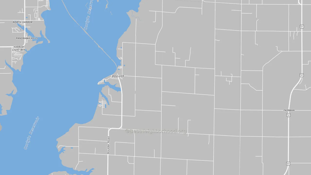 Bike Grade map of Shattuc, IL