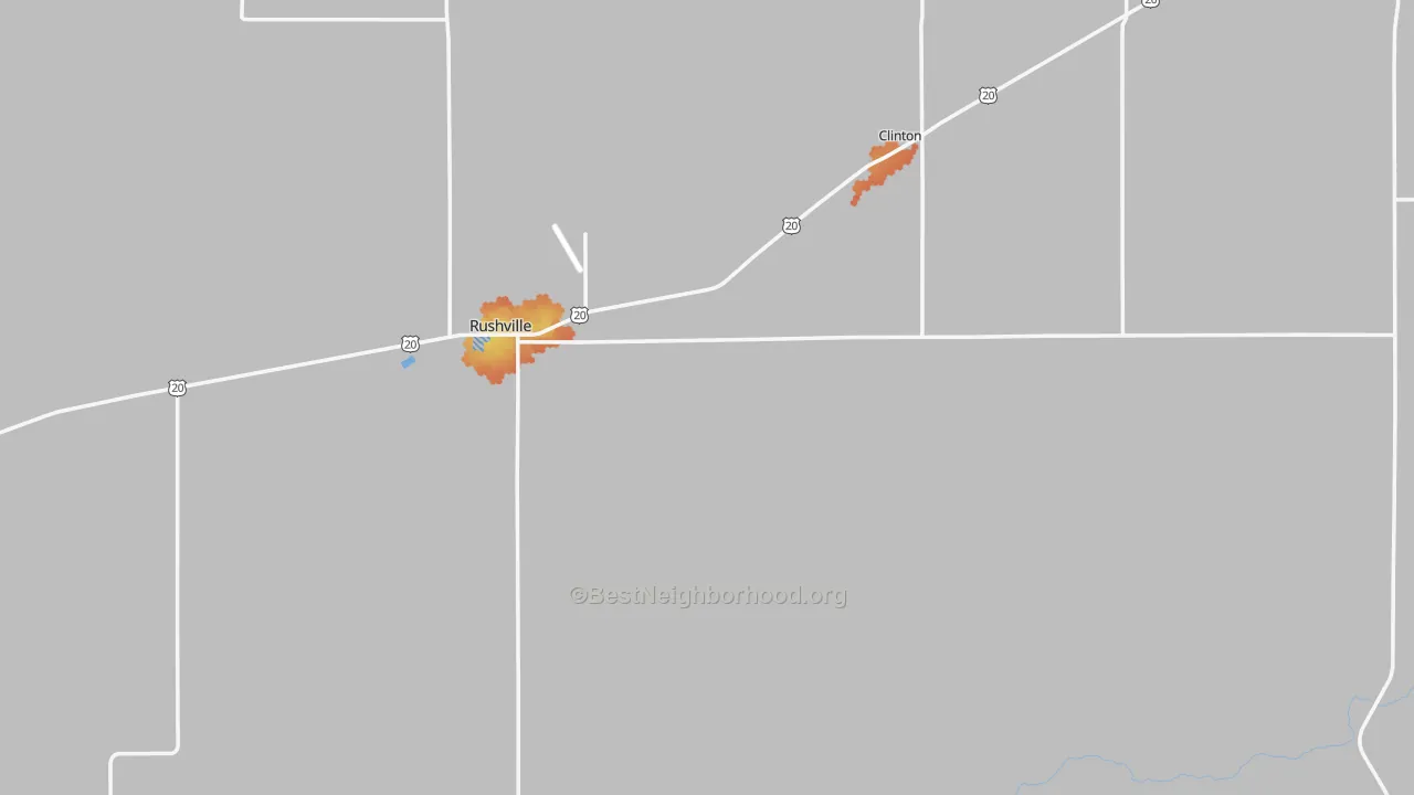Bike Grade map of Sheridan County, NE