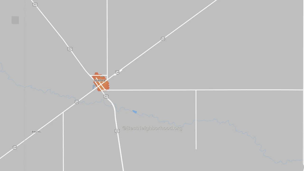Bike Grade map of Sherman County, TX
