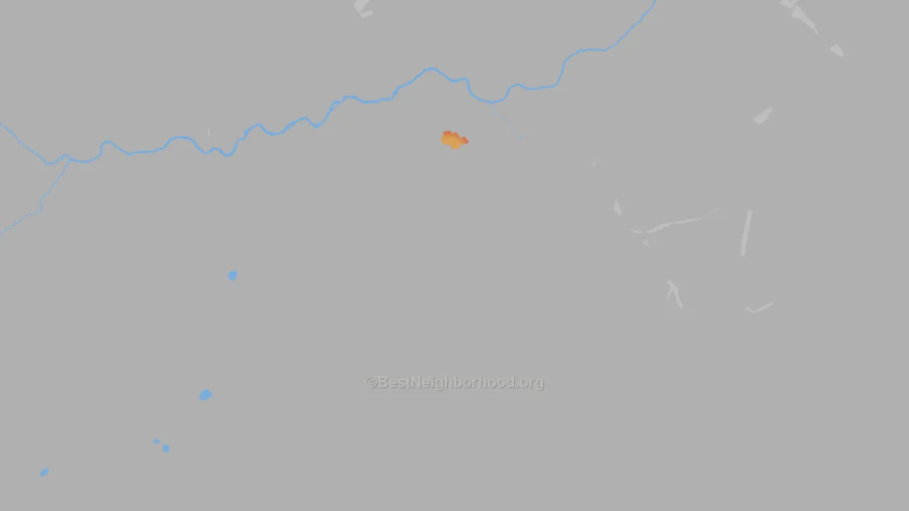 Bike Grade map of Shoup, ID
