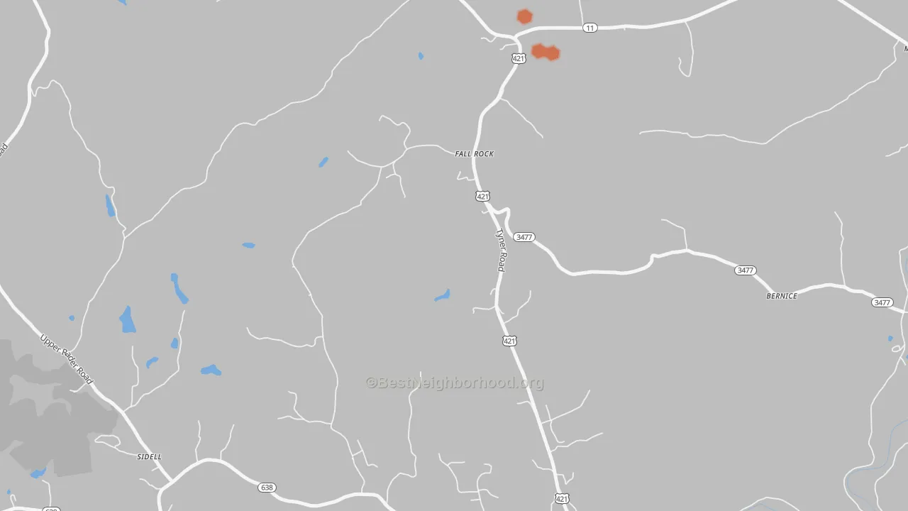 Bike Grade map of Sidell, KY