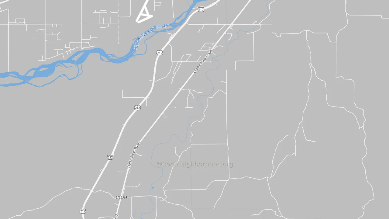 Bike Grade map of Silesia, MT