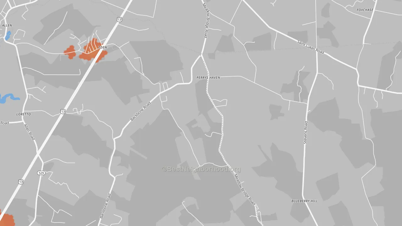 Bike Grade map of Siloam, MD