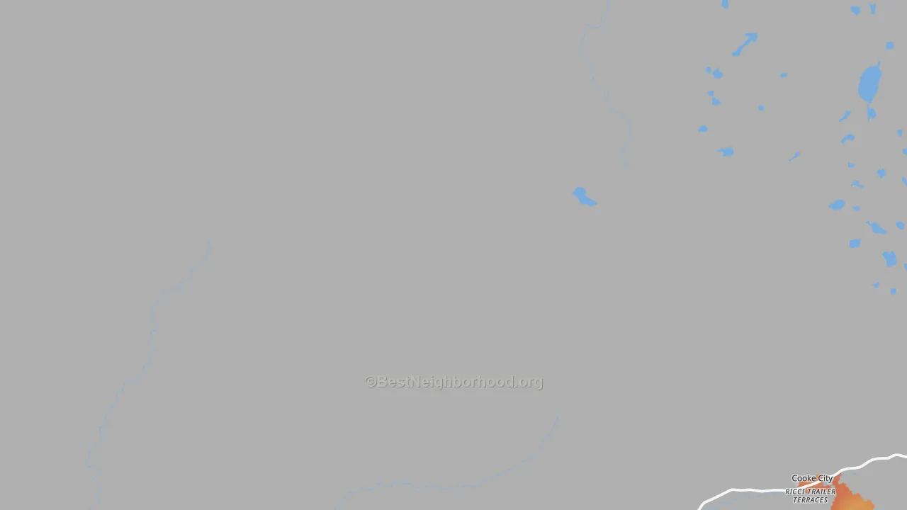 Bike Grade map of Silver Gate, MT