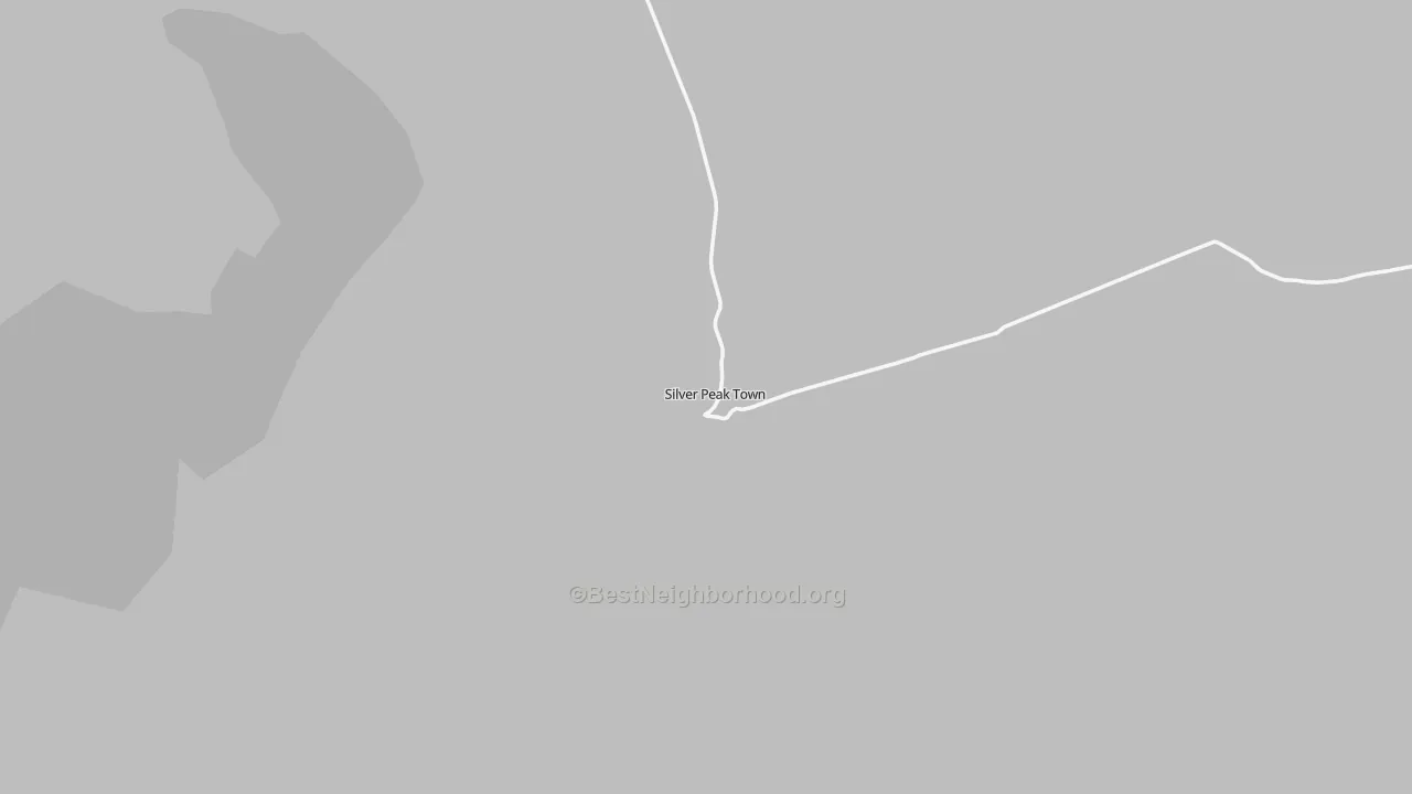 Bike Grade map of Silver Peak, NV