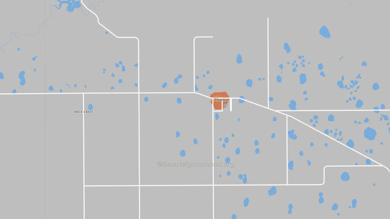Bike Grade map of Silverton, TX
