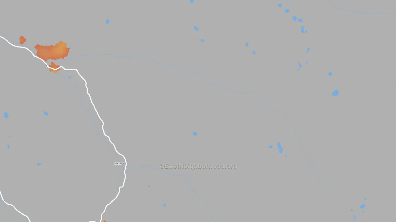 Bike Grade map of Silverton, WA