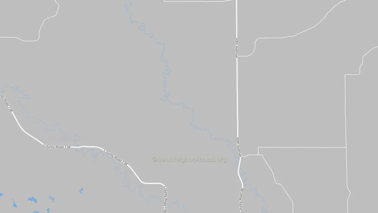 Bike Grade map of Sims, ND