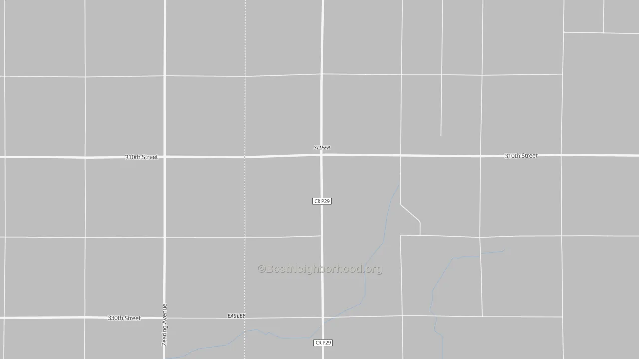 Bike Grade map of Slifer, IA