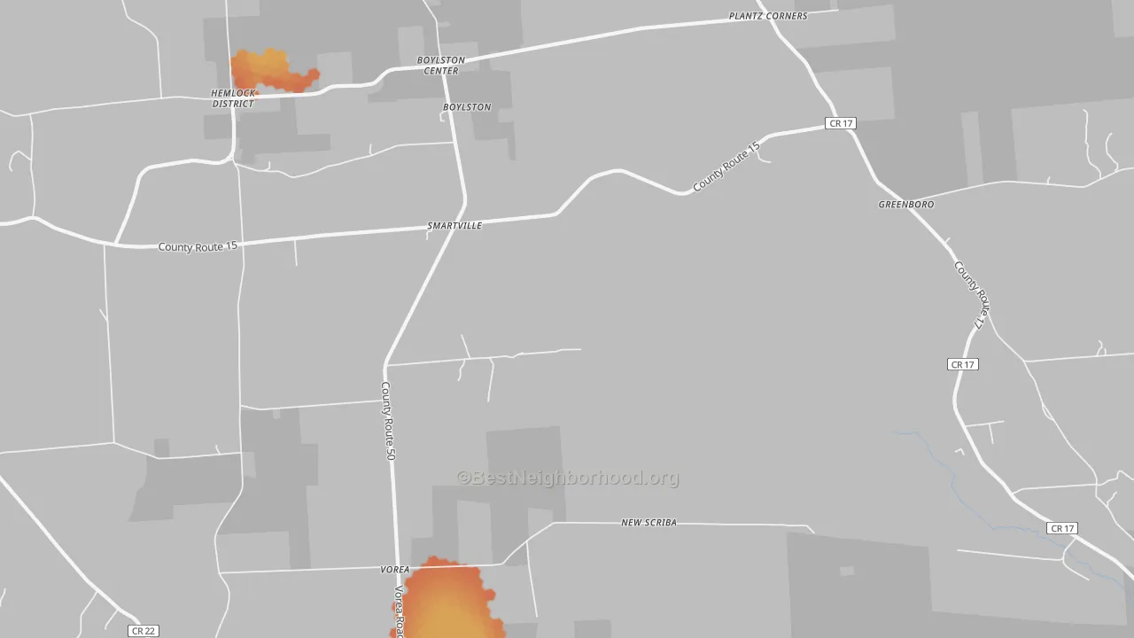 Bike Grade map of Smartville, NY