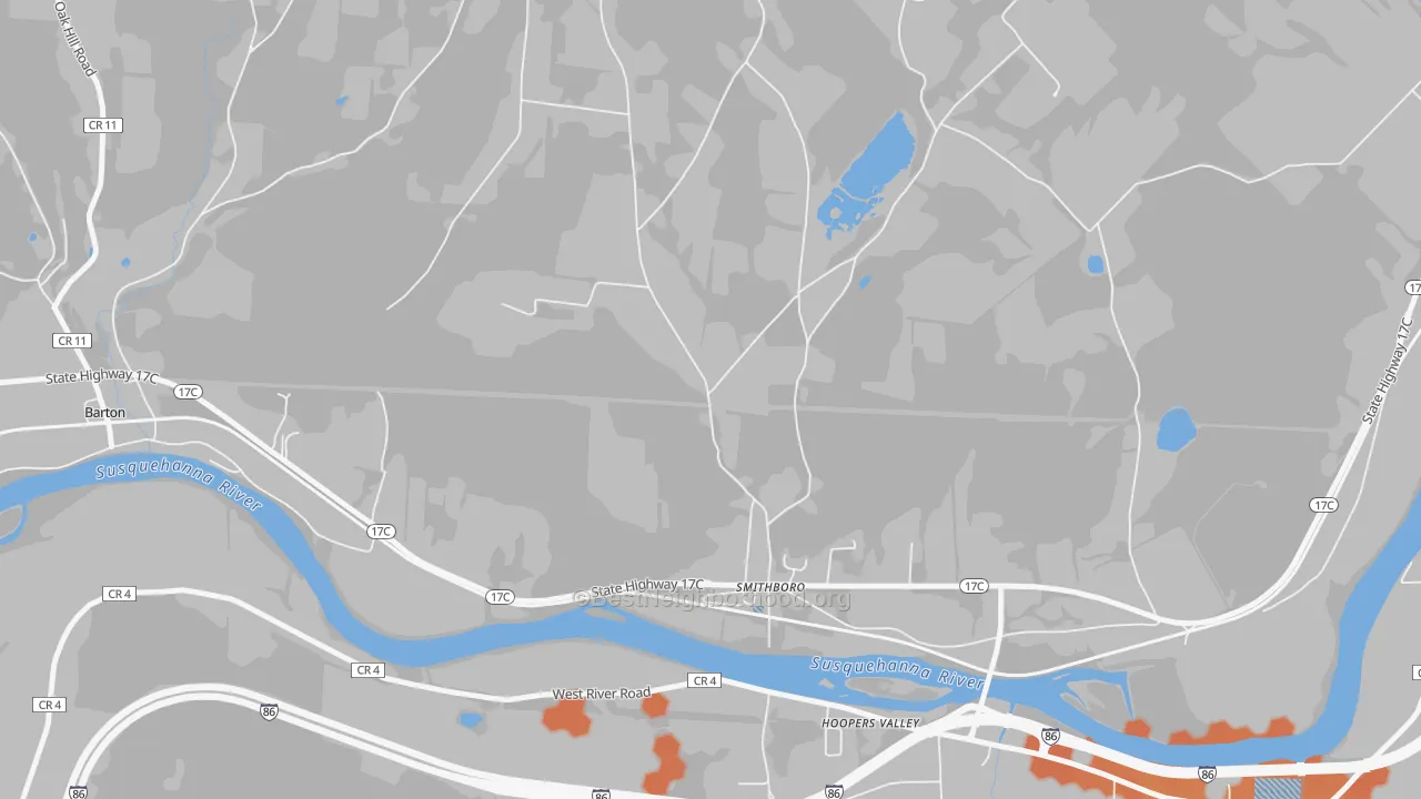 Bike Grade map of Smithboro, NY