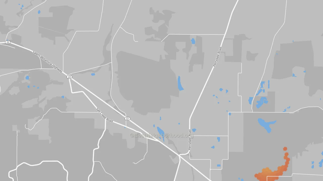 Bike Grade map of Smithfield, OR