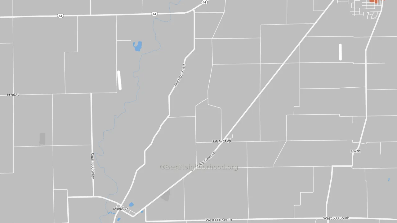 Bike Grade map of Smithland, IN