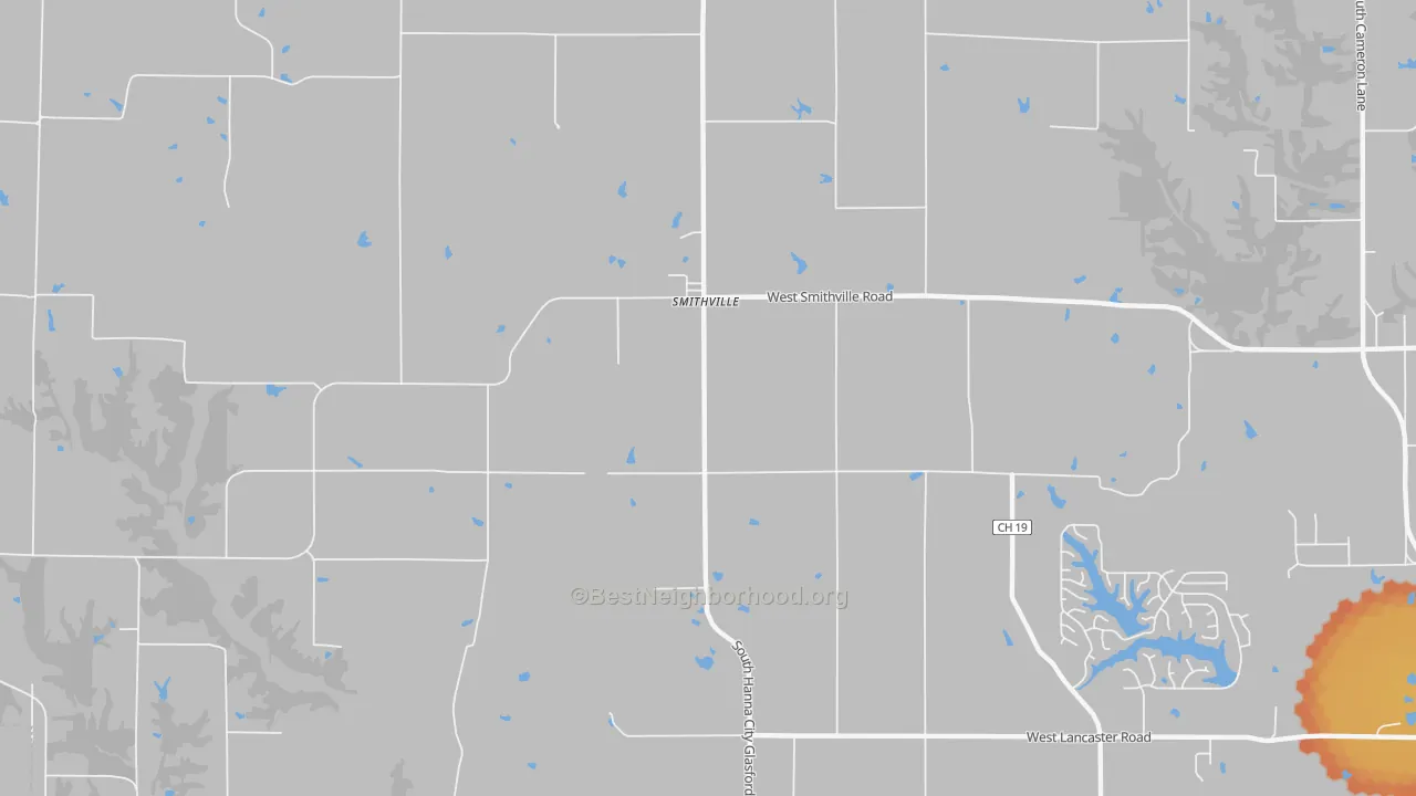 Bike Grade map of Smithville, IL