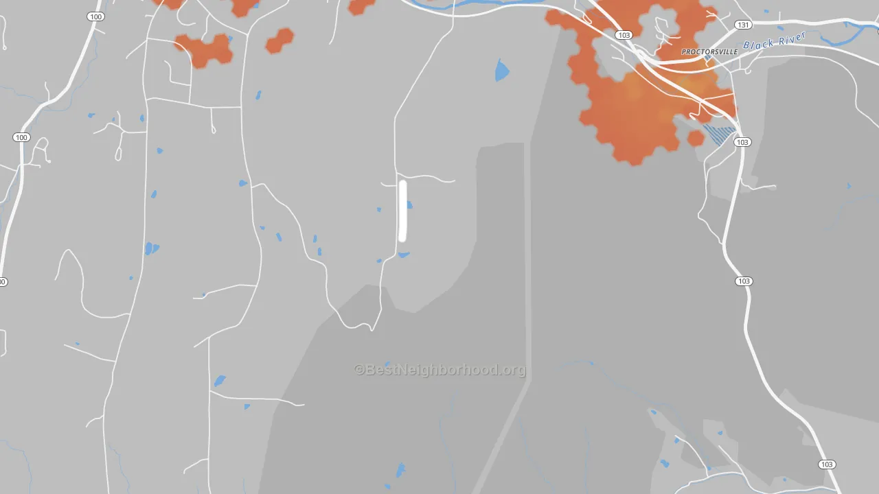 Bike Grade map of Smithville, VT