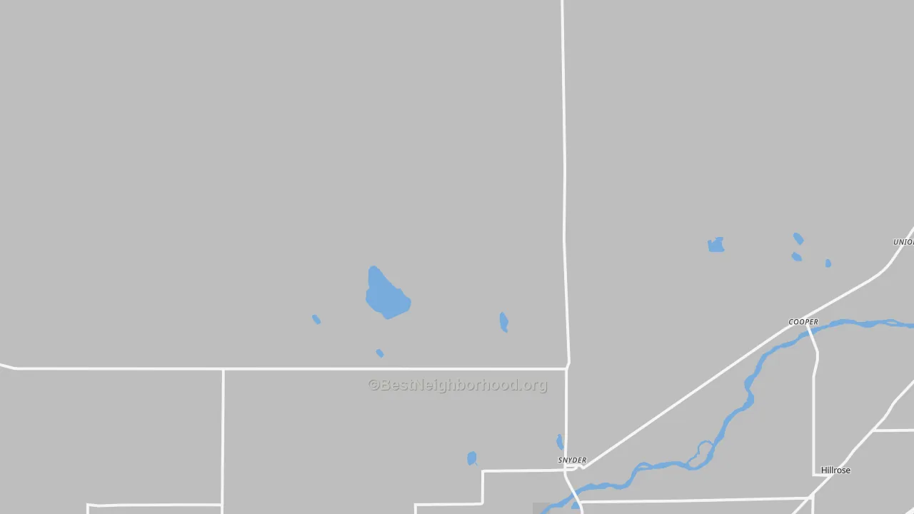 Bike Grade map of Snyder, CO