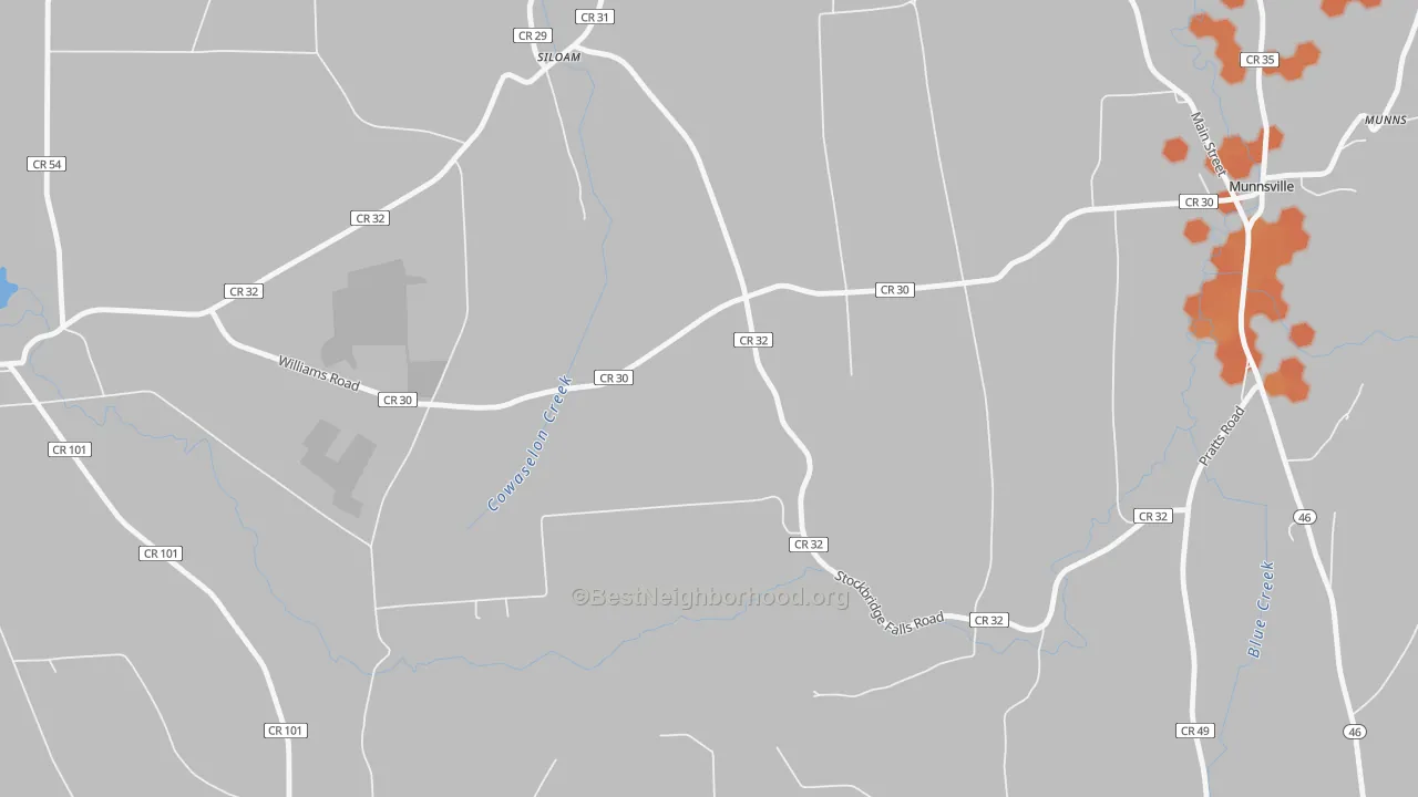 Bike Grade map of Solsville, NY