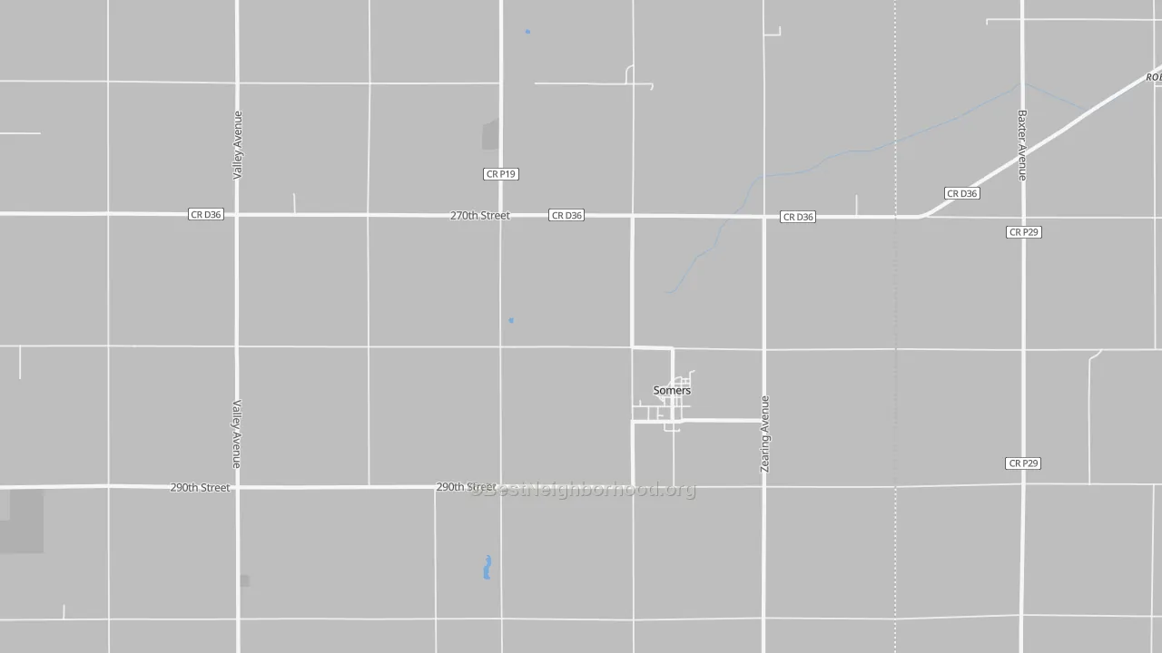 Bike Grade map of Somers, IA