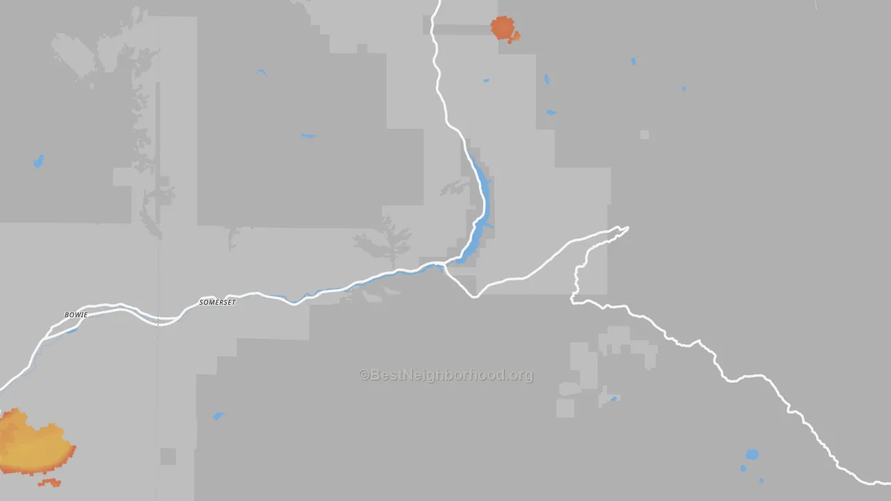 Bike Grade map of Somerset, CO