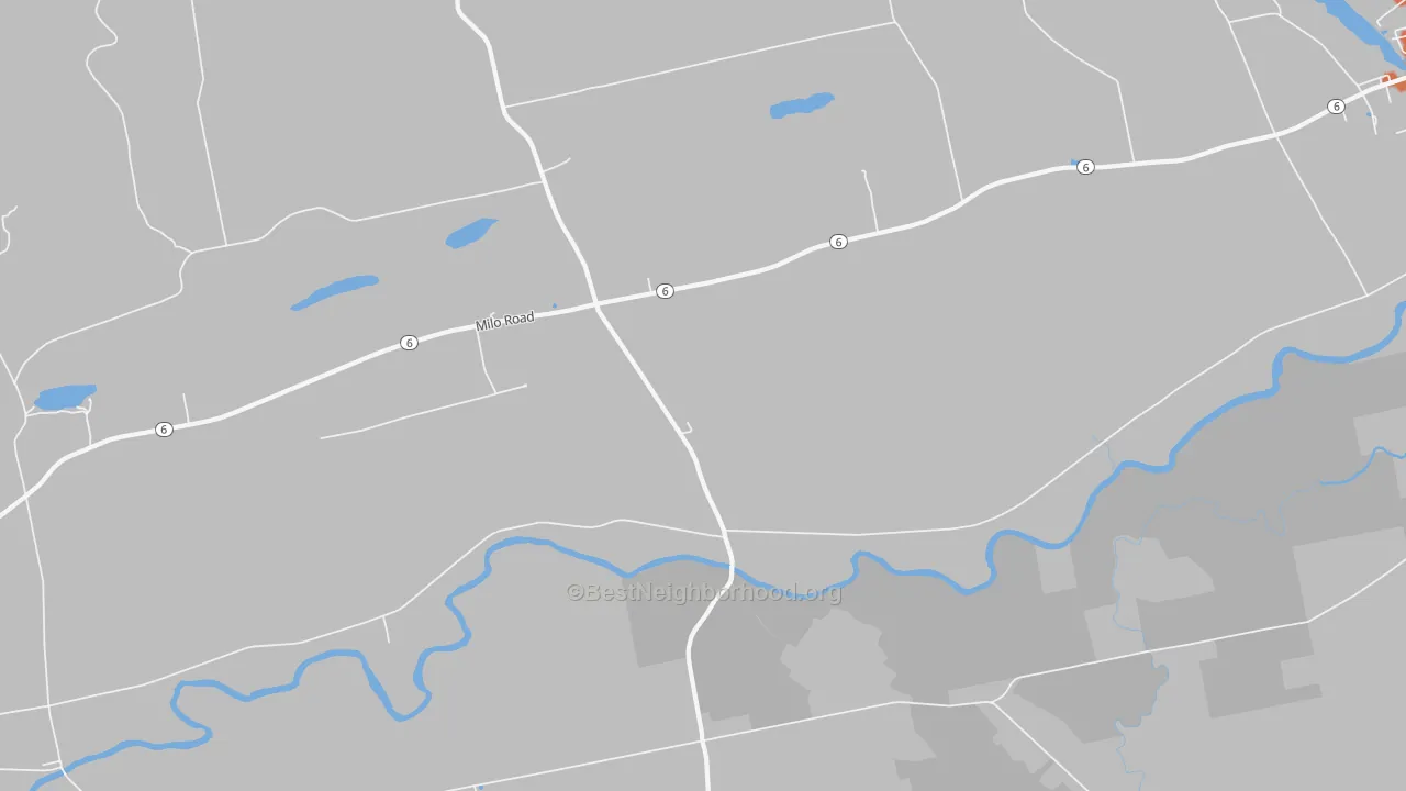 Bike Grade map of South Sebec, ME