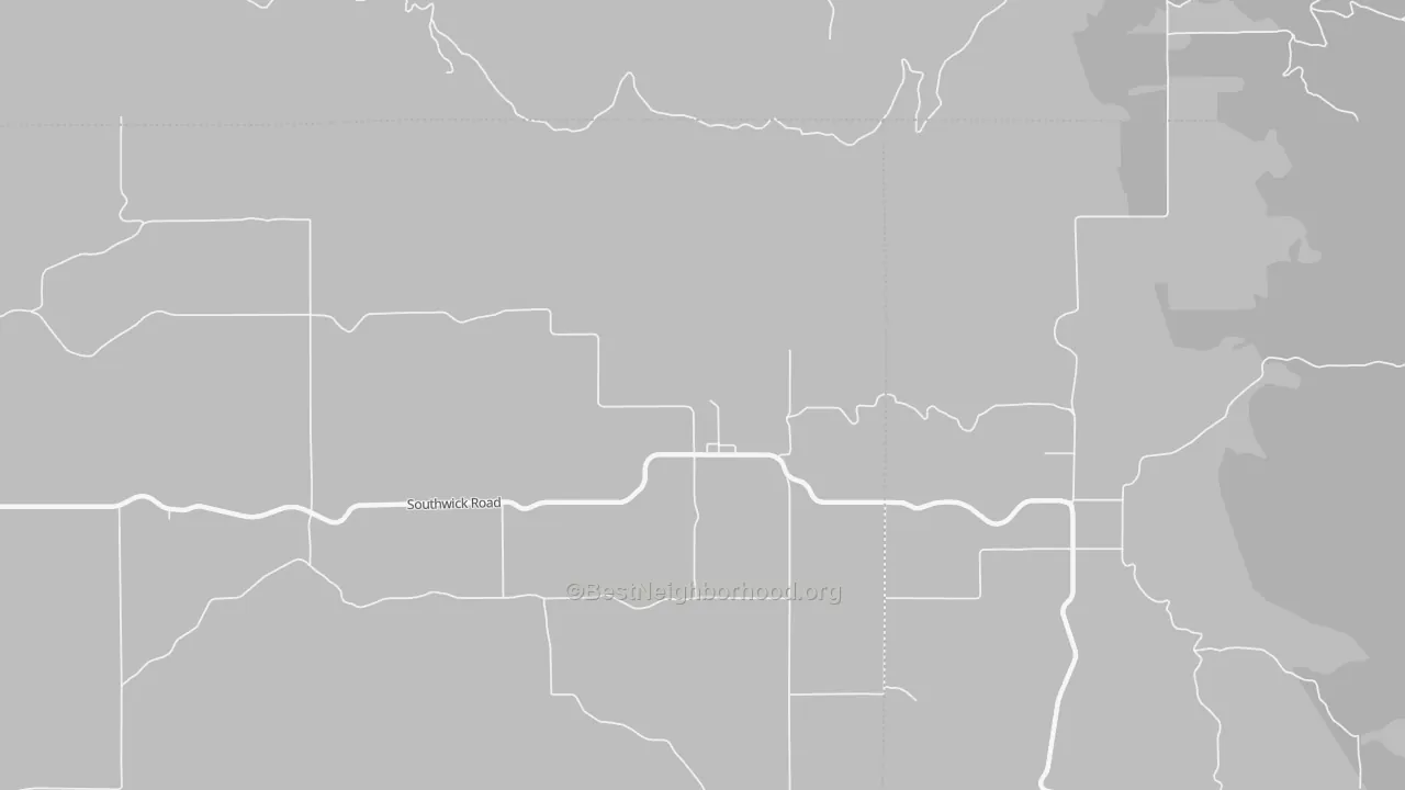 Bike Grade map of Southwick, ID