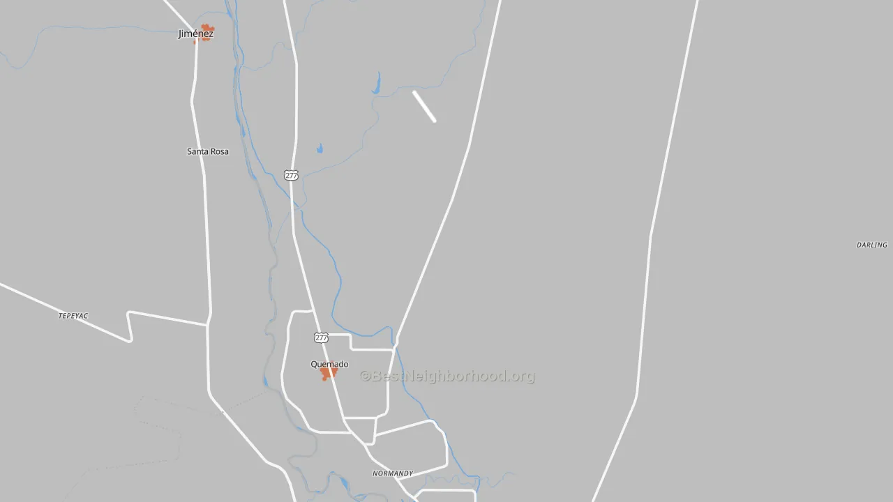 Bike Grade map of Spofford, TX