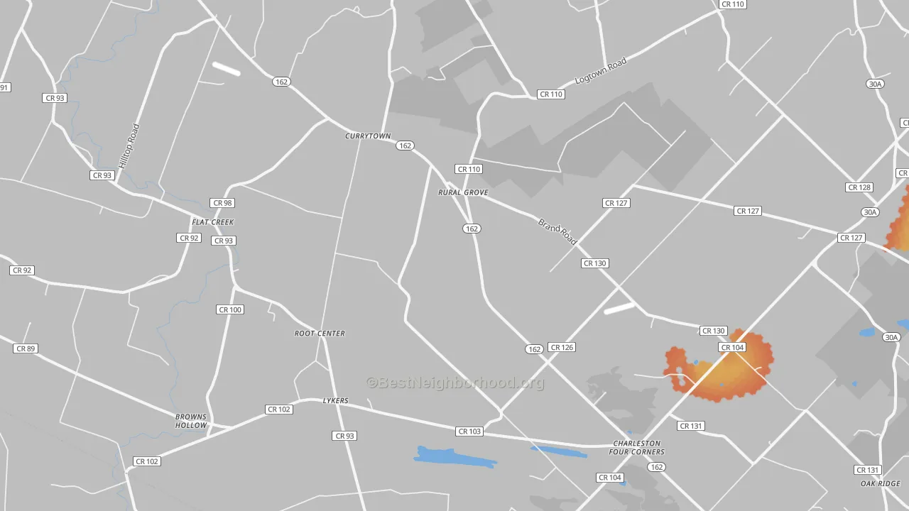 Bike Grade map of Sprakers, NY