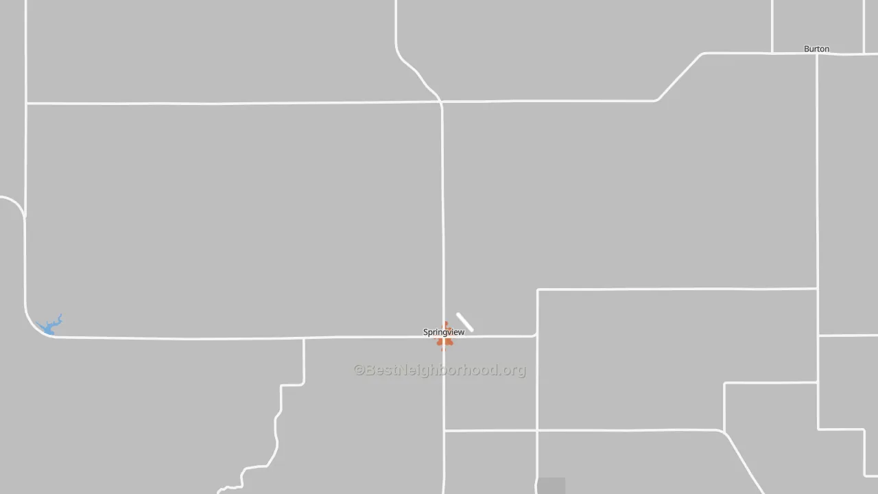Bike Grade map of Springview, NE