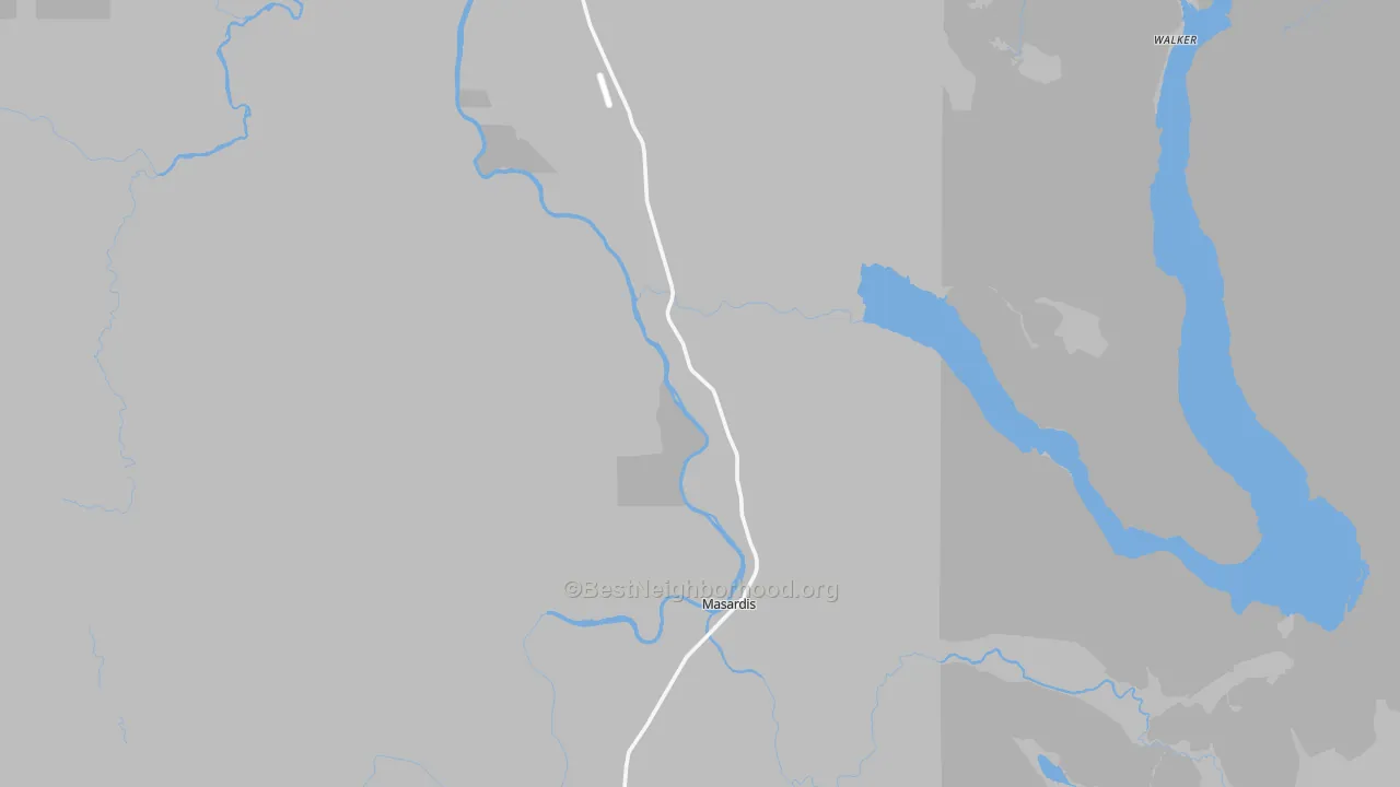 Bike Grade map of Squapan, ME