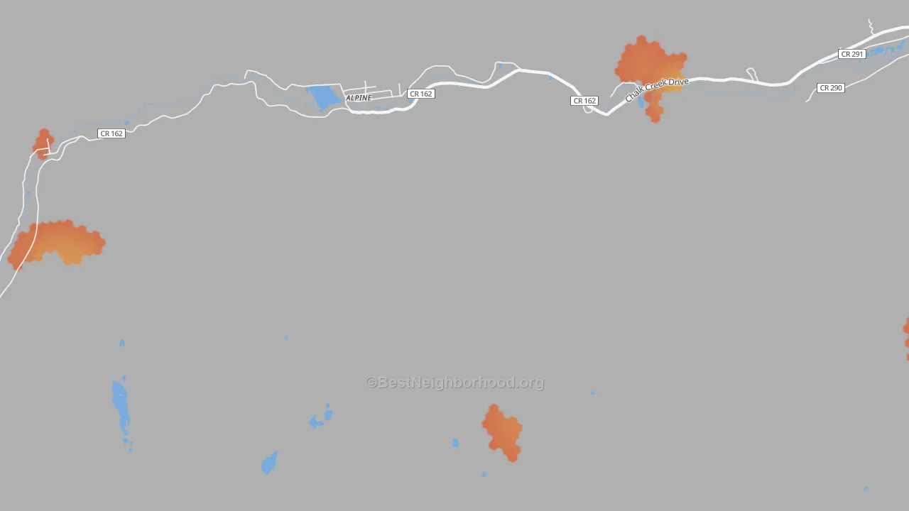 Bike Grade map of St. Elmo, CO