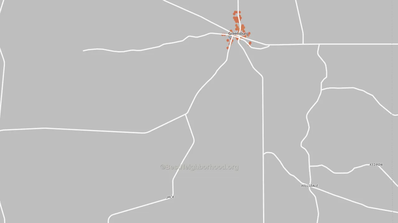 Bike Grade map of St. Helena Parish, LA
