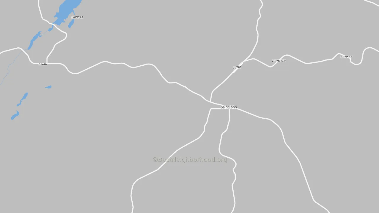 Bike Grade map of St. John, WA