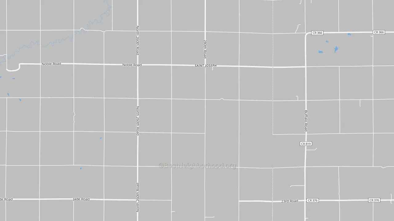 Bike Grade map of St. Joseph, KS