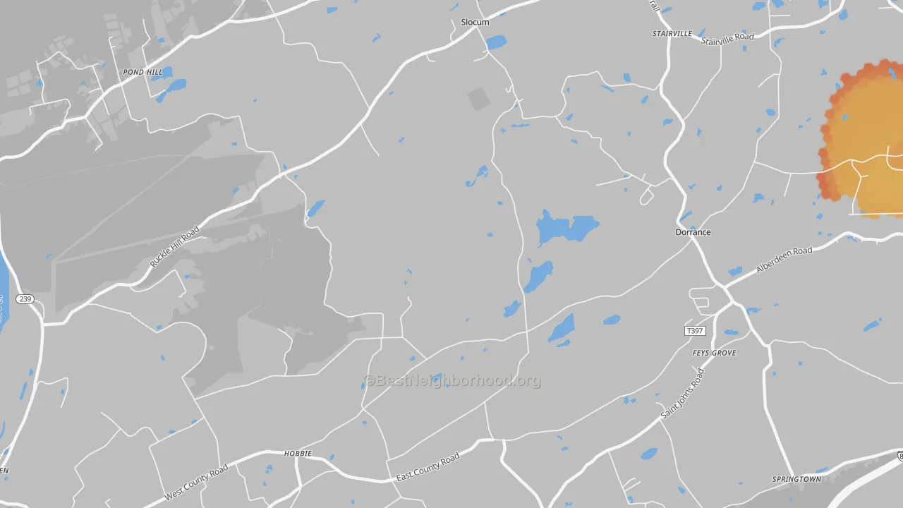 Bike Grade map of Stairville, PA