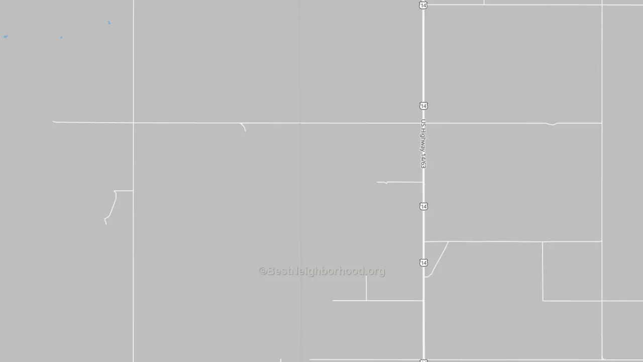 Bike Grade map of Stamford, SD