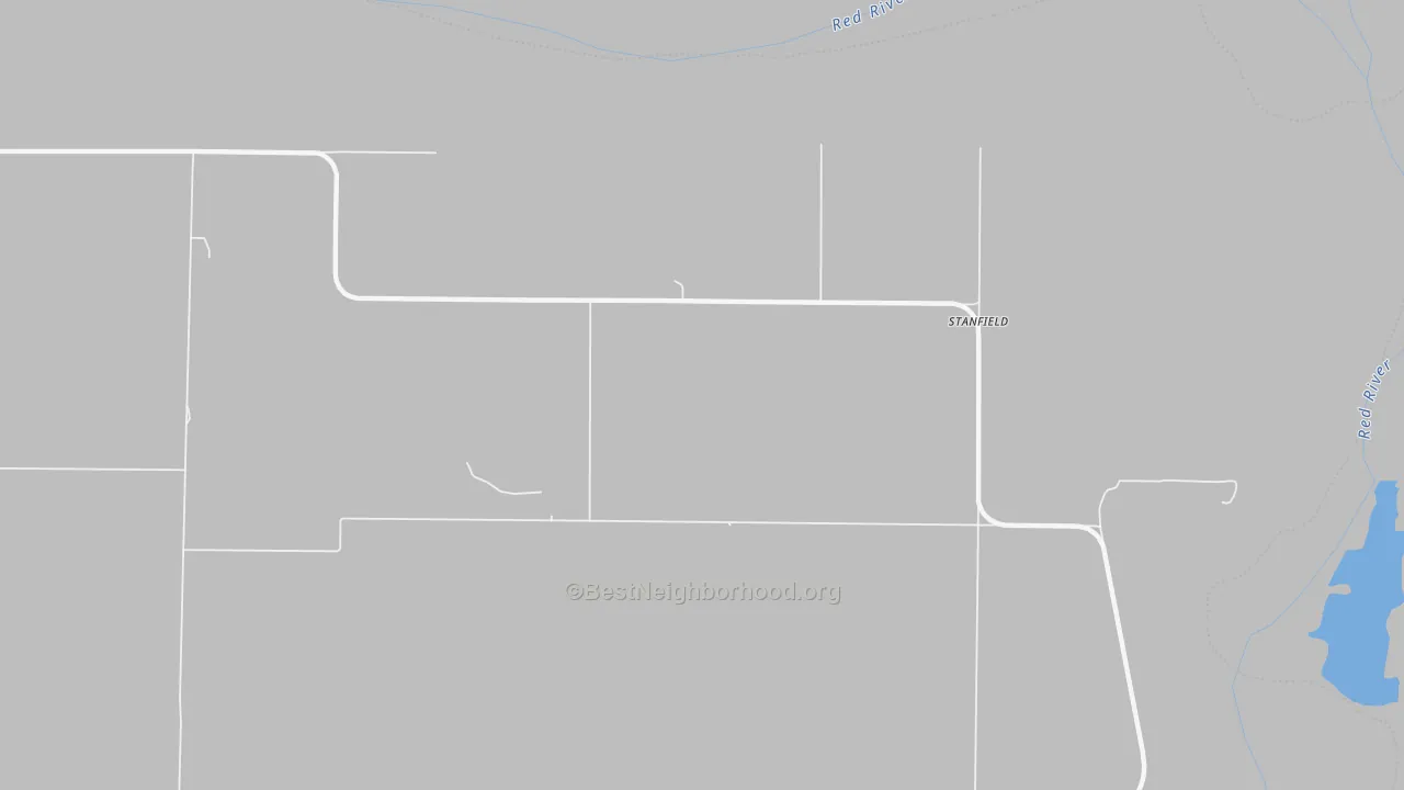 Bike Grade map of Stanfield, TX
