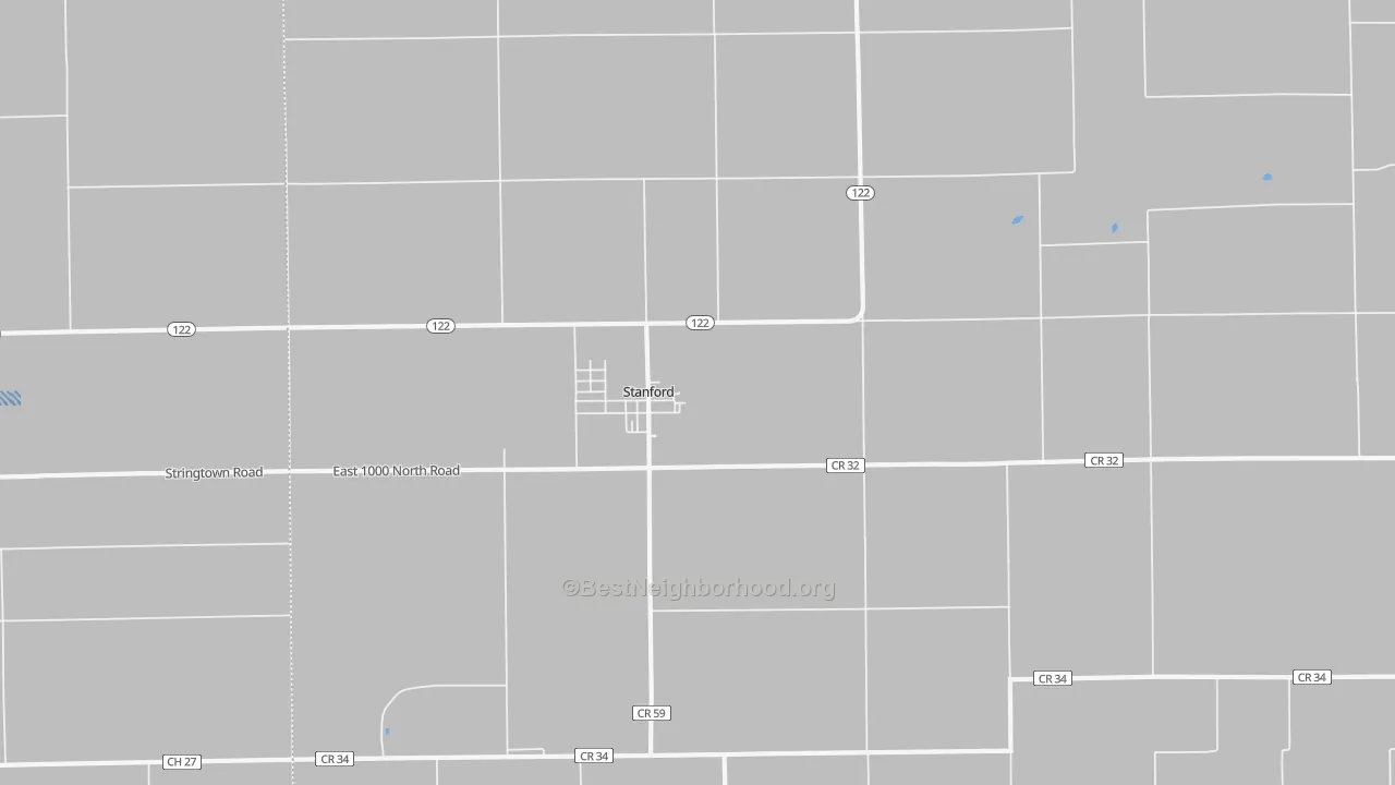 Bike Grade map of Stanford, IL