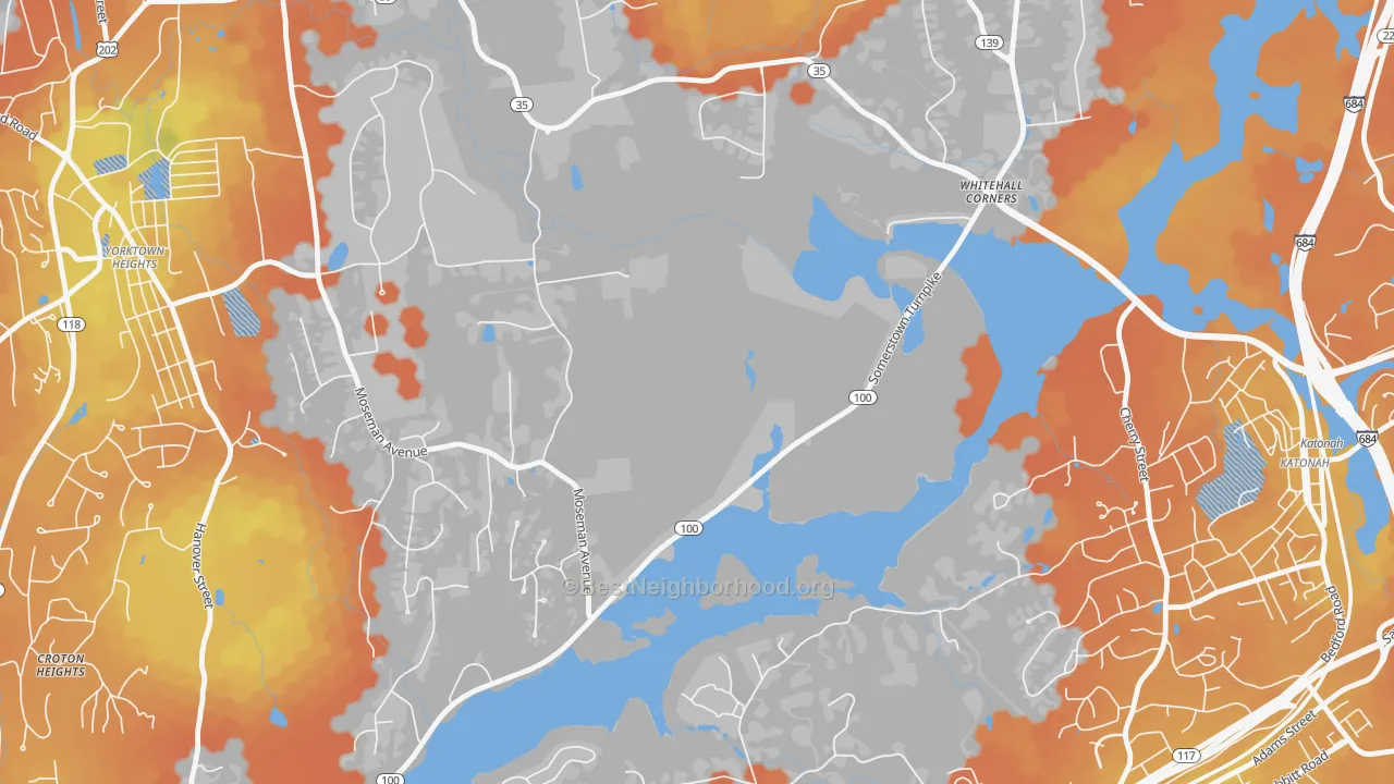Bike Grade map of Stanwood, NY