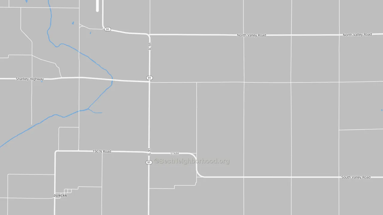 Bike Grade map of Stark, IL