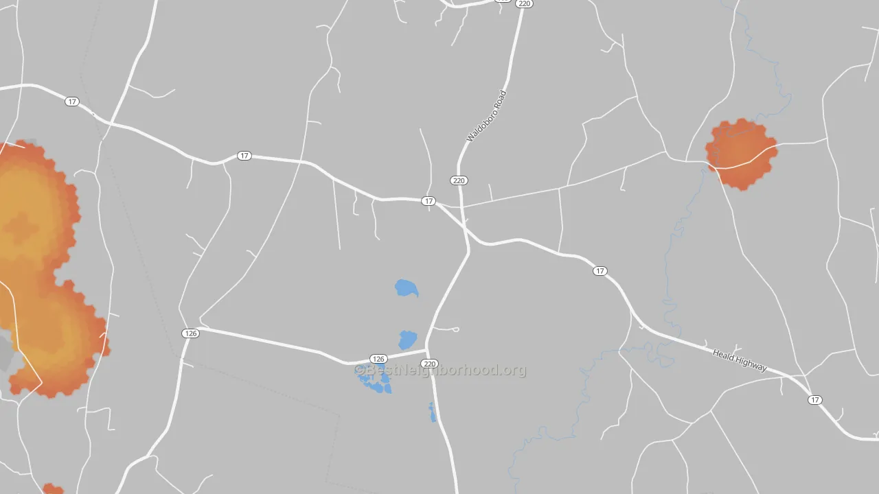 Bike Grade map of Stickney Corner, ME