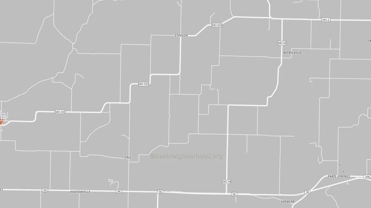 Bike Grade map of Stinson, MO