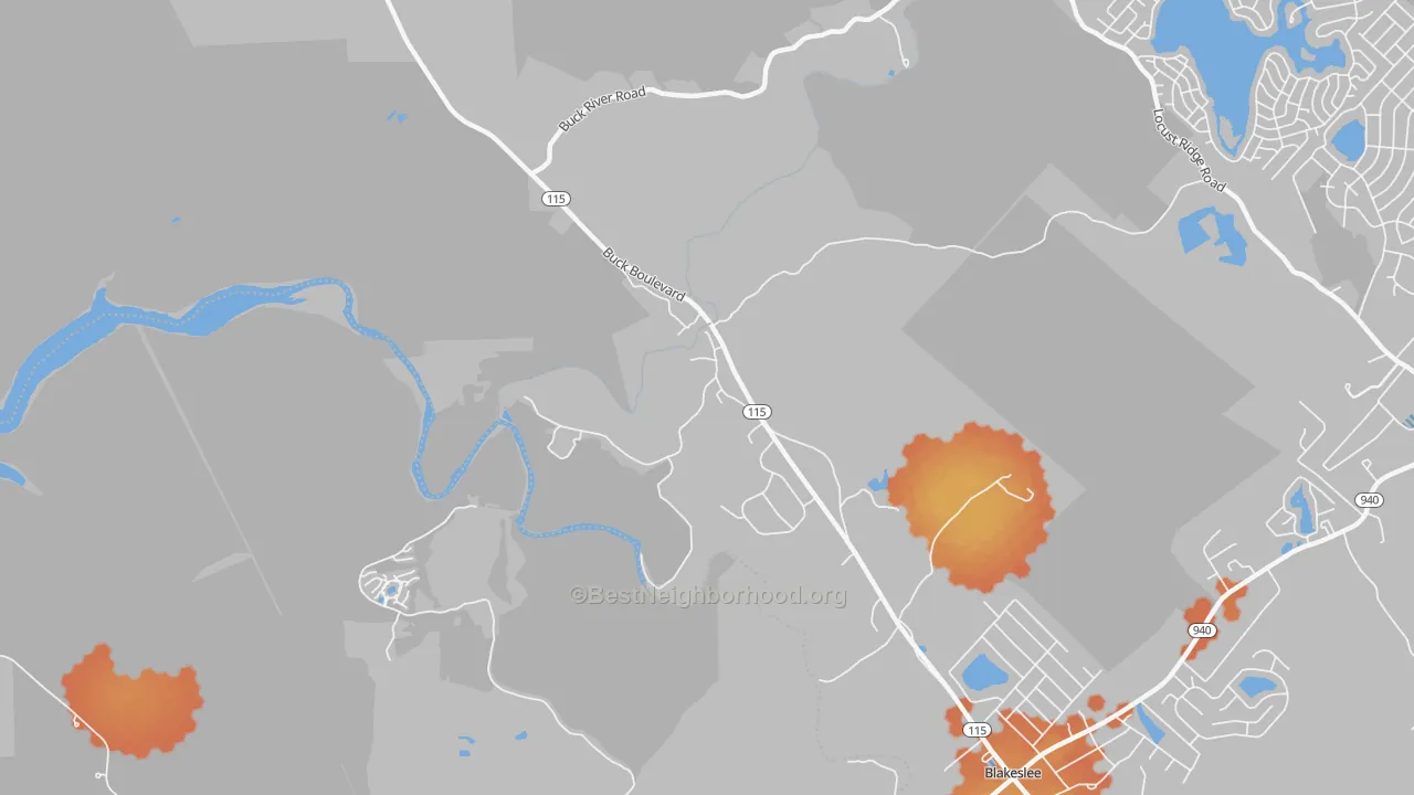 Bike Grade map of Stoddartsville, PA