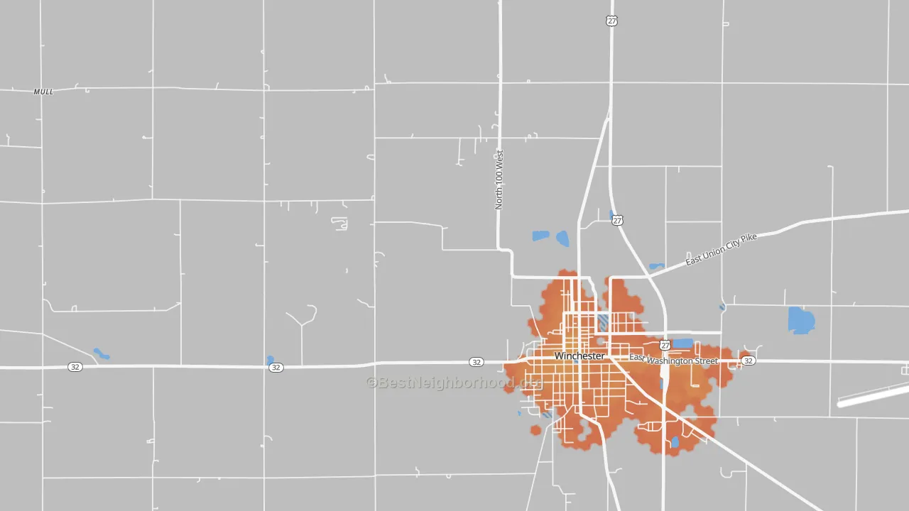 Bike Grade map of Stone, IN