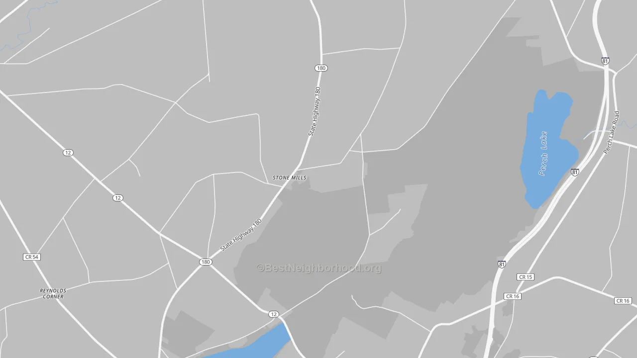 Bike Grade map of Stone Mills, NY